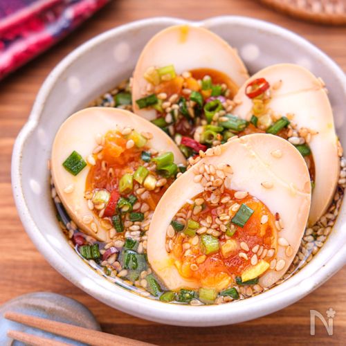 塩味しみしみ味つきゆで卵