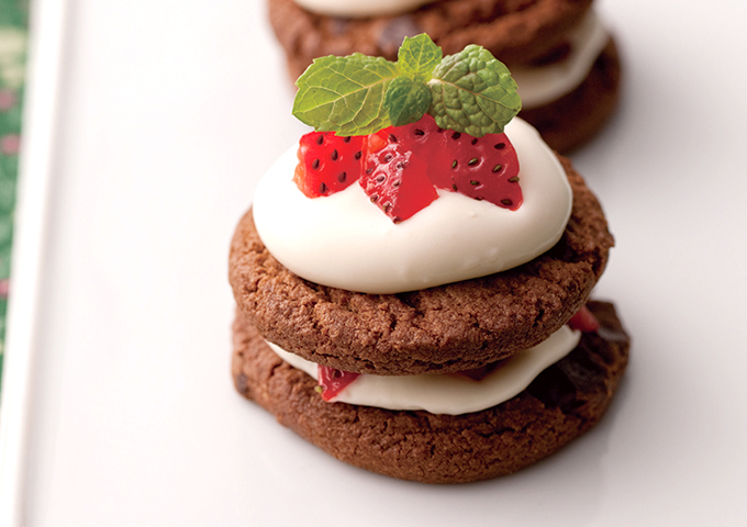 チョコとナッツのザクザククッキ