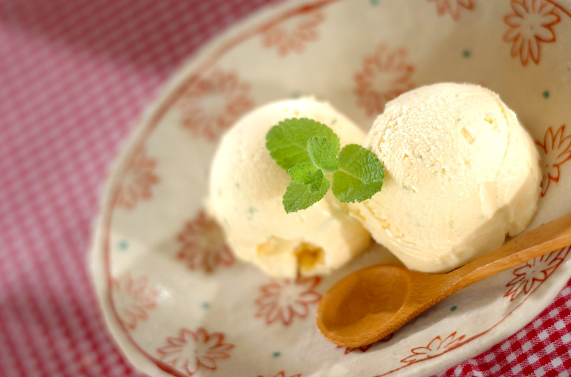 さっぱりレモンのシャーベット