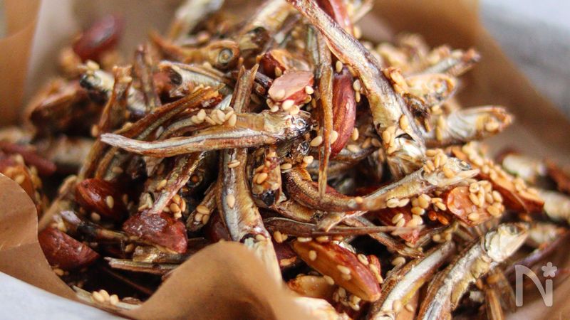 手作りアーモンドフィッシュ