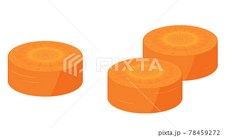 ニンジンセットのイラスト素材74770630- PIXTA