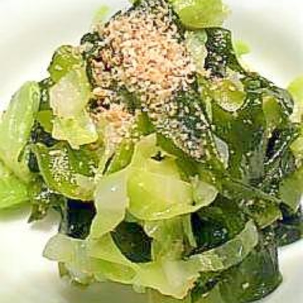 わかめとキャベツのさっぱりサラダ