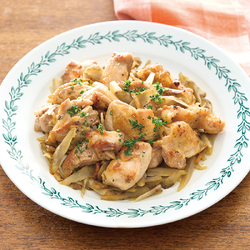 たっぷり玉ねぎのチキン煮込みだいどこログ 生協パルシステムのレシピサイト