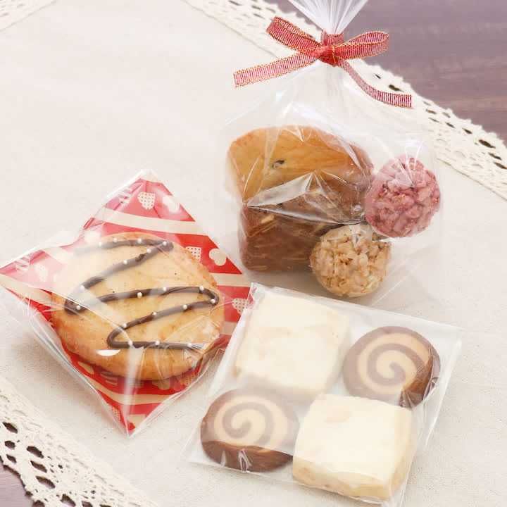 手軽に使えてコスパ抜群！テープ付きOP袋を使った焼き菓子のラッピングお菓子・パン材料・ラッピングの通販 cotta＊コッタ