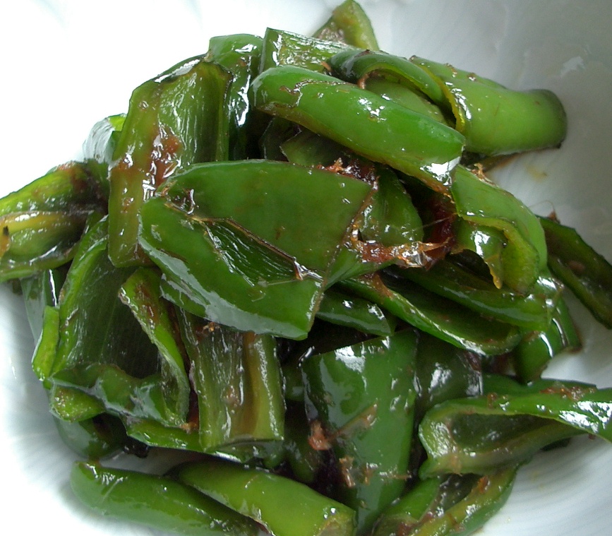 レンジで簡単！ 丸ごと無限ピーマン