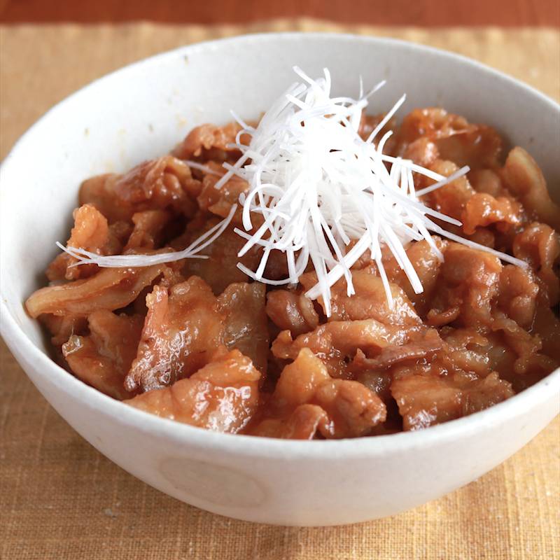 韓国風肉そぼろ丼