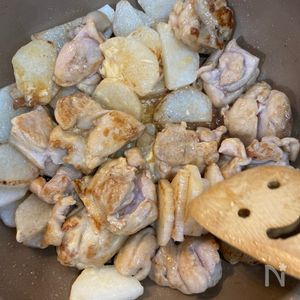 鶏肉と長芋の照り焼き