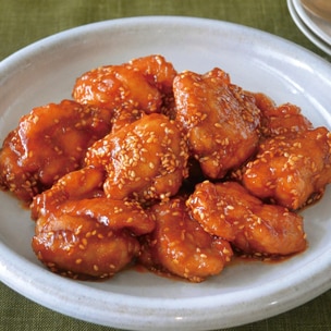 鶏肉と長芋の照り焼き