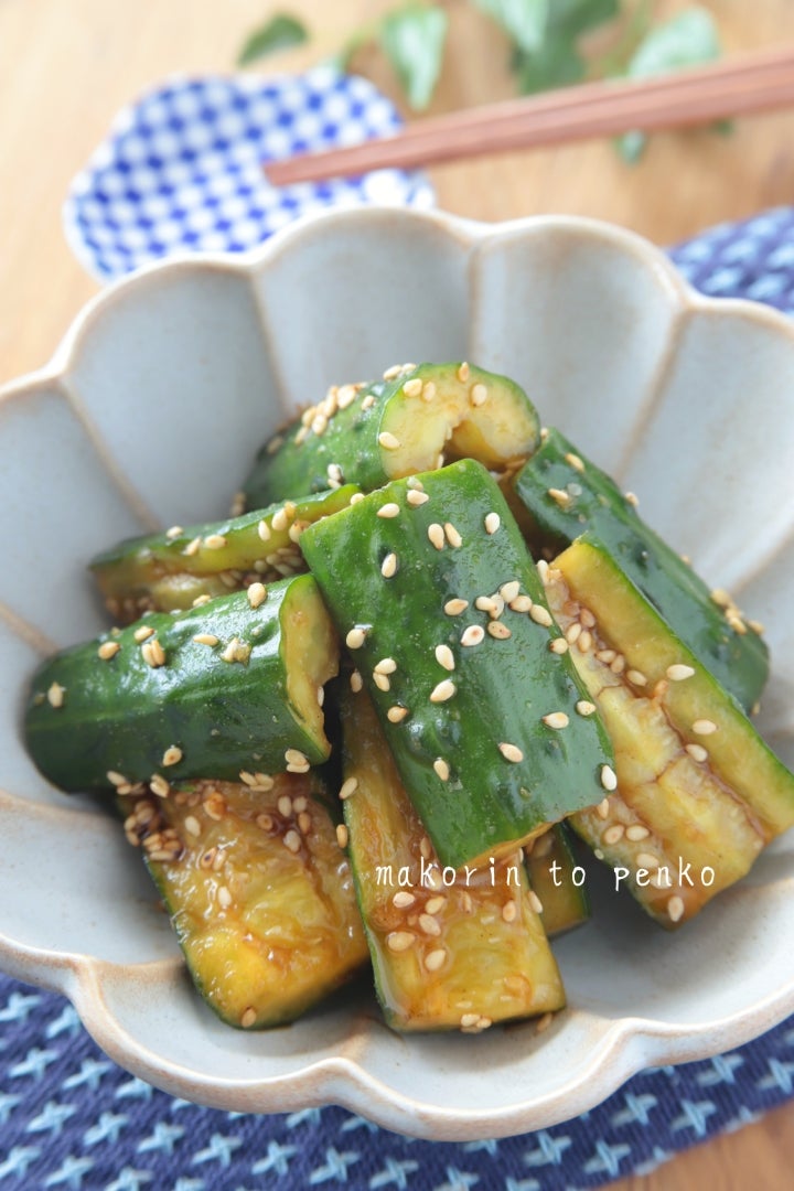 お弁当パパが教える！簡単おかずレシピ～きゅうりのごまピー和え きゅうり、ピーナツ粉、ごまkurataba- エキスパート -Yahoo!ニュース