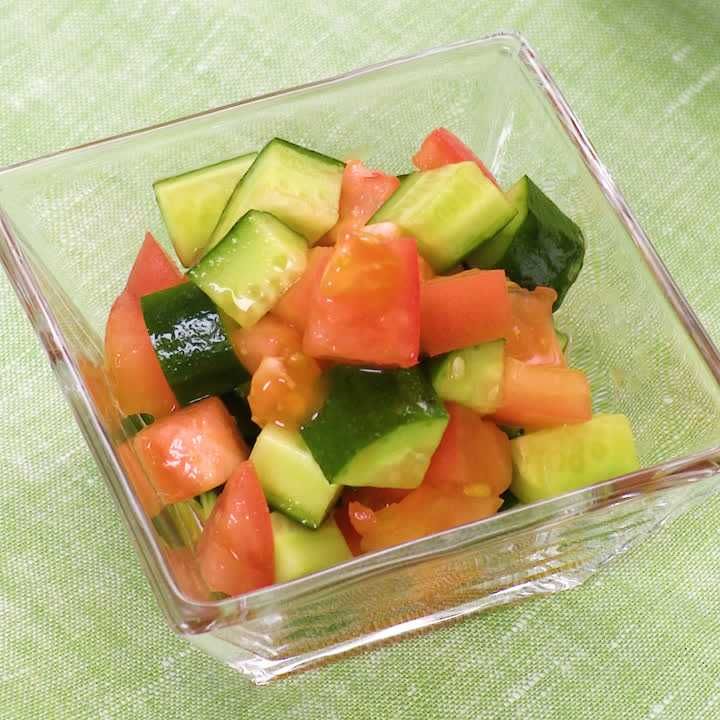 トマトと大葉のごま油＆めんつゆ和え - さぶりんブログ