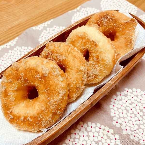 レンジで簡単♪オートミールふかふか蒸しドーナツきっずごはん