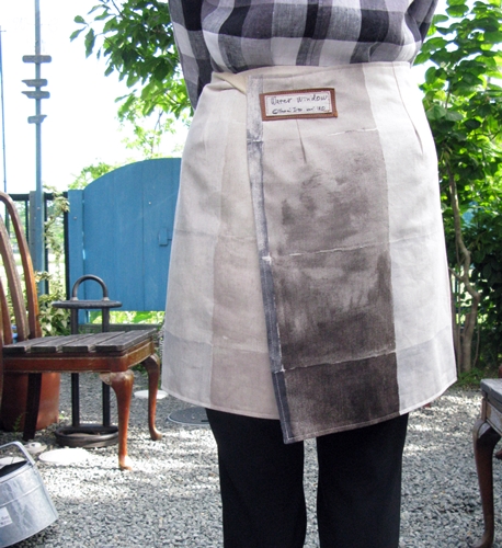 カフェエプロン 作り方 体に添う！ : M's Factory