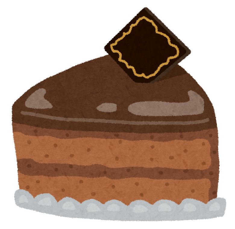 チョコレートケーキの可愛いアイコンのイラスト素材FYI03144753ストックフォトの Qlean Market キュリンマーケット