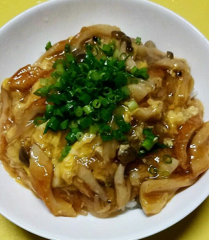 節約！ふわふわ卵のもやしあんかけ丼
