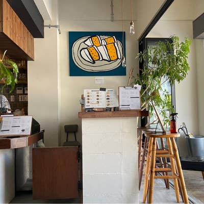 ☆えこだねこの一食入魂☆喫茶店で経験を積んだ店主、小堀征太郎さんによるサイフォンコーヒーの人気カフェ。タロ コーヒー talo coffee大阪・深江橋 の二枚看板の一つ、厚焼玉子サンド🤤 ☕️ 🍞ekodanekocoffeetoastパン好きeggカフェカフェ