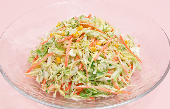 ちぎりキャベツの簡単中華風サラダ