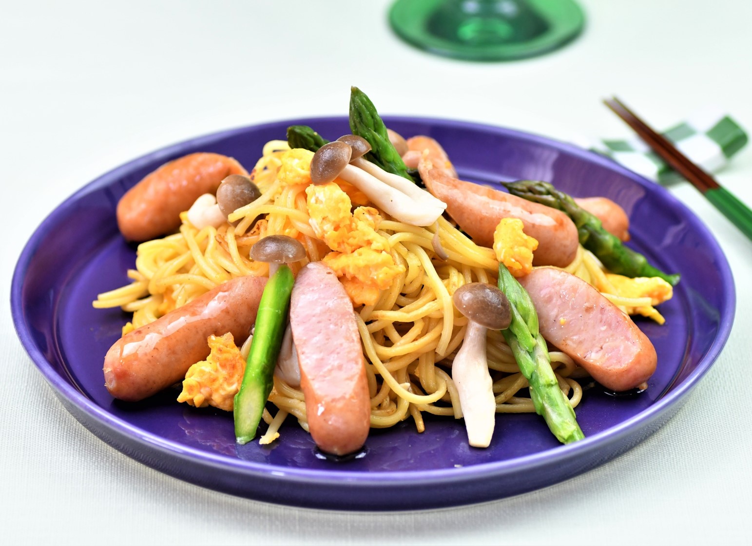 彩りG o o d♫レタス×ウインナー×卵の炒め物