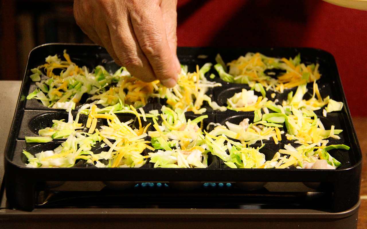 ふわっとろっキャベツたっぷりたこ焼き