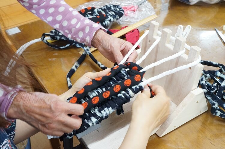 布ぞうりの作り方わらじぐみ