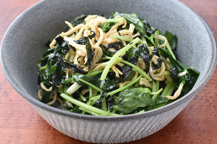 ミニ大根と三つ葉の梅煮