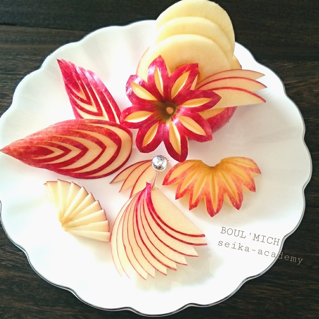 りんごの飾り切り: 簡単かわいい切り方とデコレーション方法