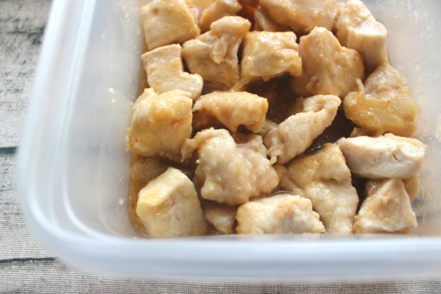 肉味噌みたいな厚揚げ焼き肉のたれ