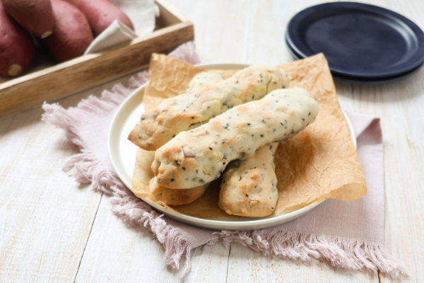 米粉パン「さつまいもゴロゴロ」 グルテンフリー- グルテンフリーの米粉パン・米粉麺のことなら結 むすび 「結Musubi」