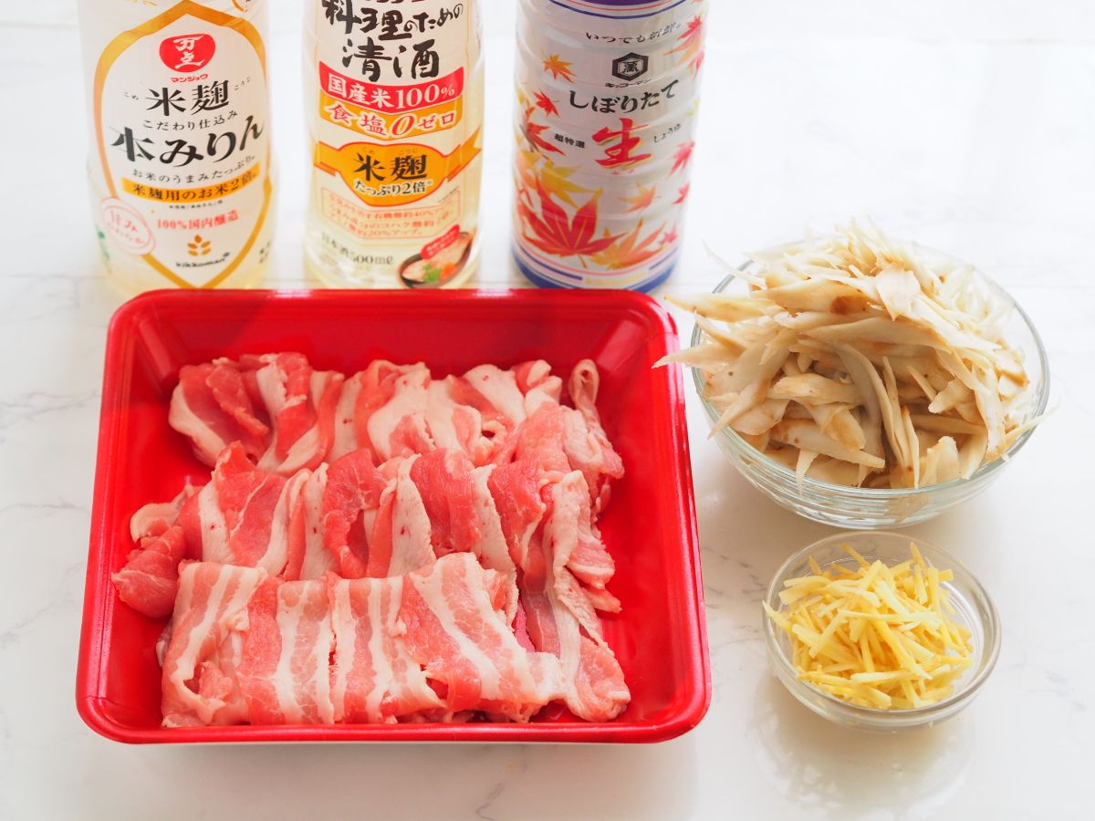 味しみしみでごはんがススム作り置き『豚とごぼうのしぐれ煮』