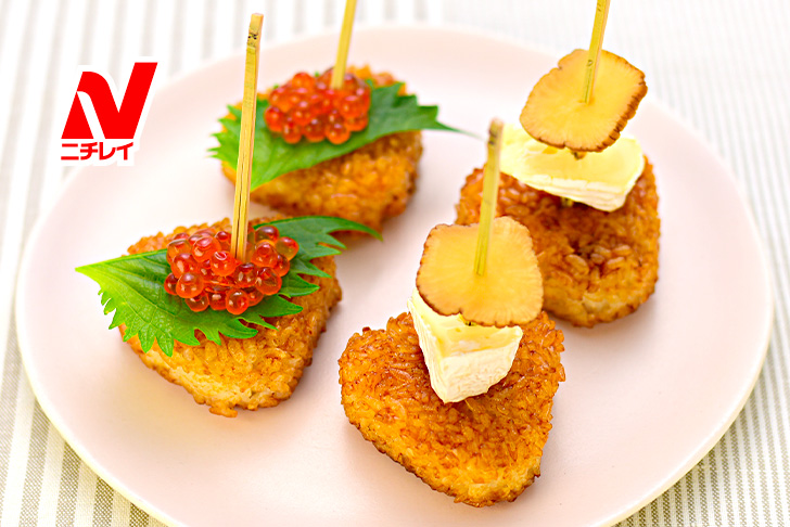 こんがり美味しい♪ 大葉味噌の焼きおにぎり