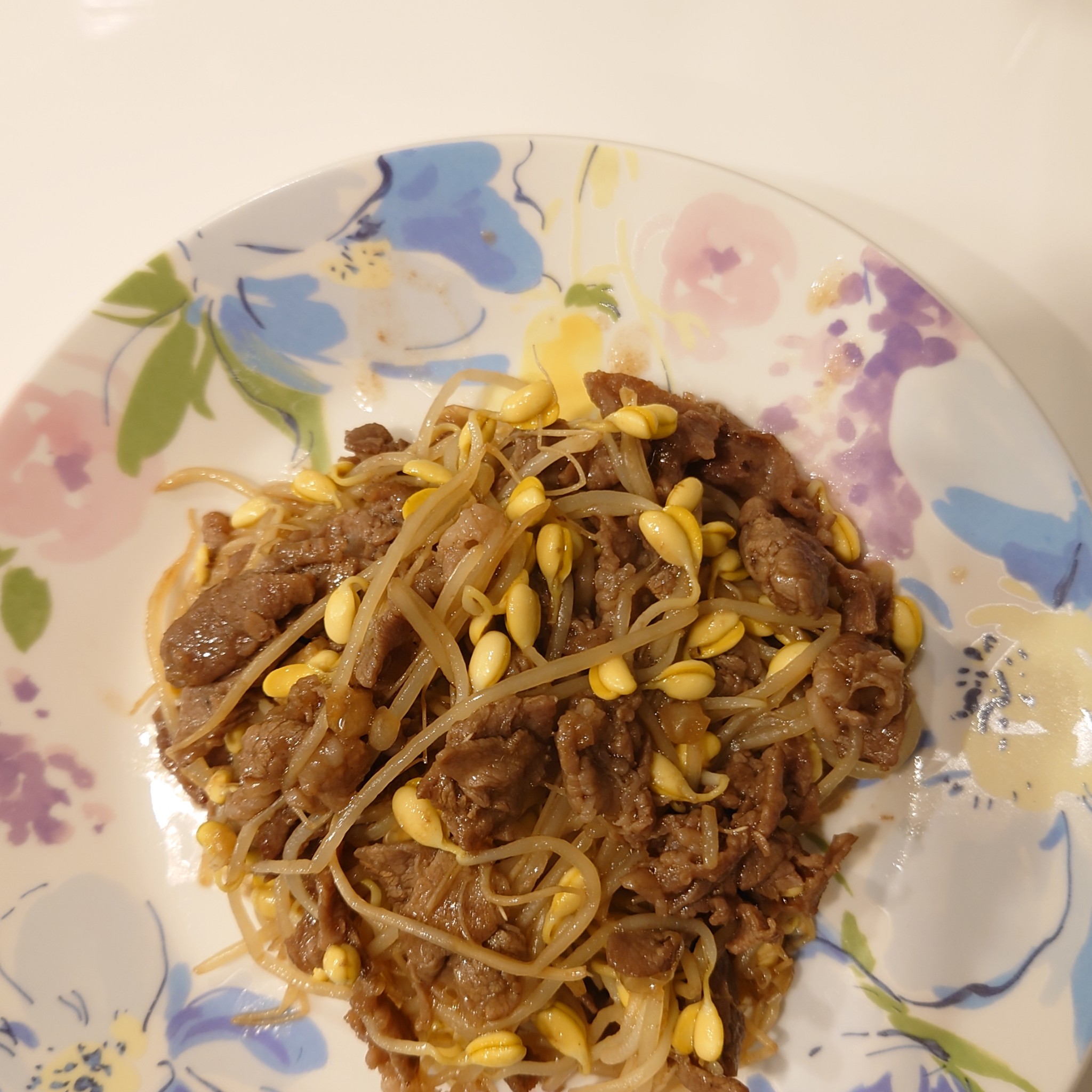 豚にらもやしのオイスター炒め