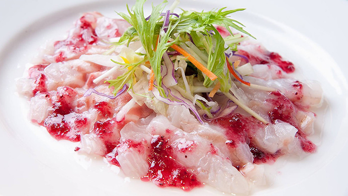 真鯛のカルパッチョ