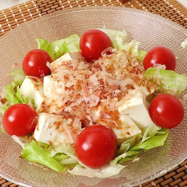 絹豆腐ときゅうりとトマトのサラダ by SandyMiaoクックパッド簡単おいしいみんなのレシピが392万品