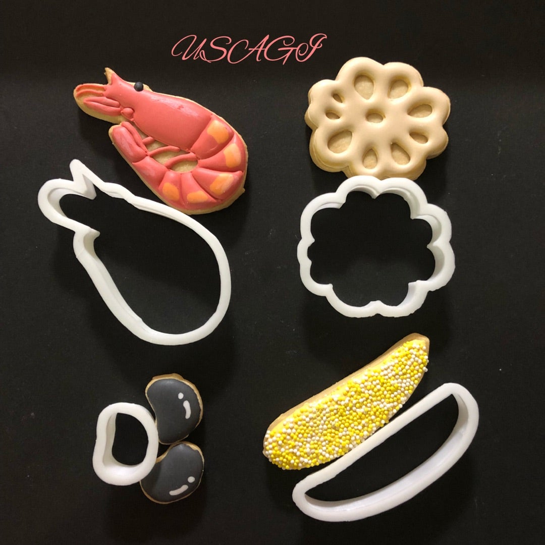 おせちセット 型11点＋エビスタンプ クッキー型・クッキーカッター クッキー型 Cookie cutter land 通販6458394Creema クリーマ