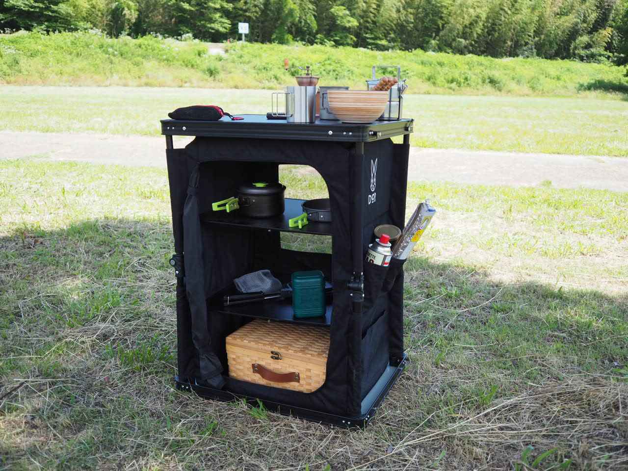 テキーラキッチンレッグを無印良品のカゴ＆ワンバイ材でDIY！ キッチンの作り方＆レビューまでご紹介 2ページ目-ハピキャンキャンプ・アウトドア情報メディア