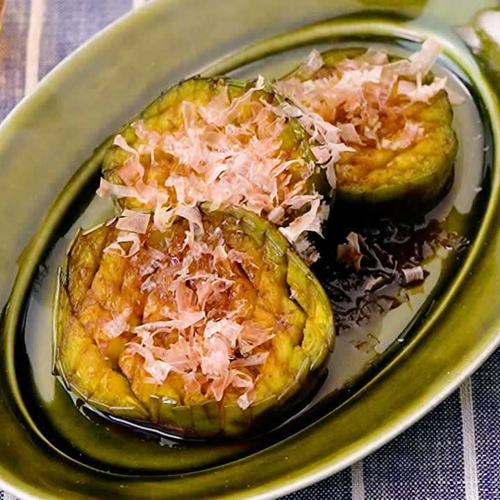 トロッとたまらん♡トロ茄子のステーキ