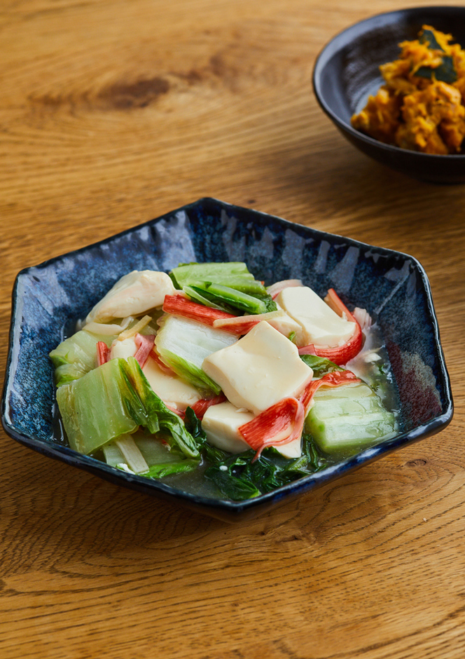 しょうが香る 白菜と豆腐の中華うま煮