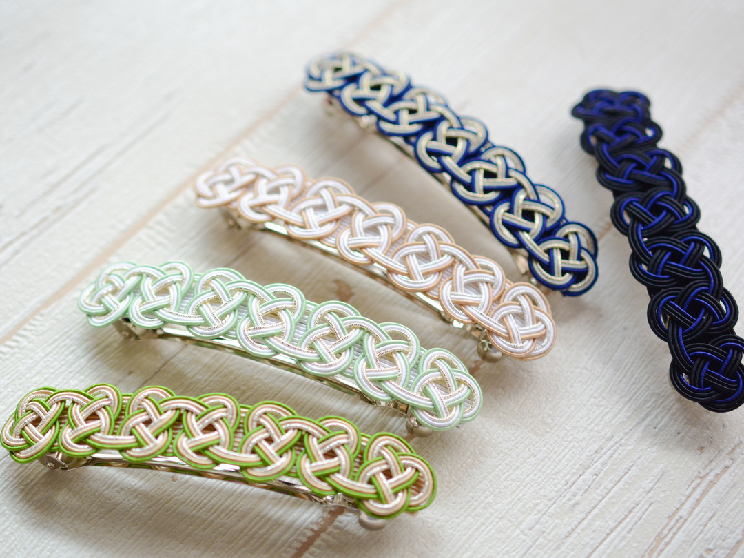 楽天市場手芸キット水引でつくる 連続梅結びのバレッタ手芸 キット 手芸キット 手作り ハンドメイド 手芸用品 初心者 中級者 :手づくりタウン 楽天市場店