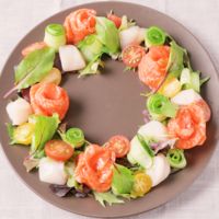 クリスマスパーティー☆ポテトサラダのツリー♪