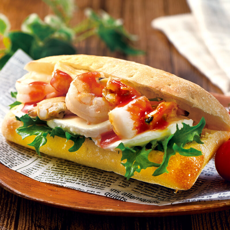 かもとオレンジのバゲットサンド弁当 のレシピ・作り方ELLE gourmetエル・グルメ