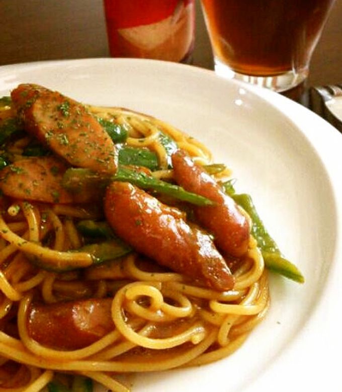 フライパン一つでカレースパゲティ♪