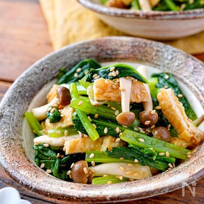 お弁当おかず 弁当おかず 油揚げ 小松菜の写真素材 - PIXTA