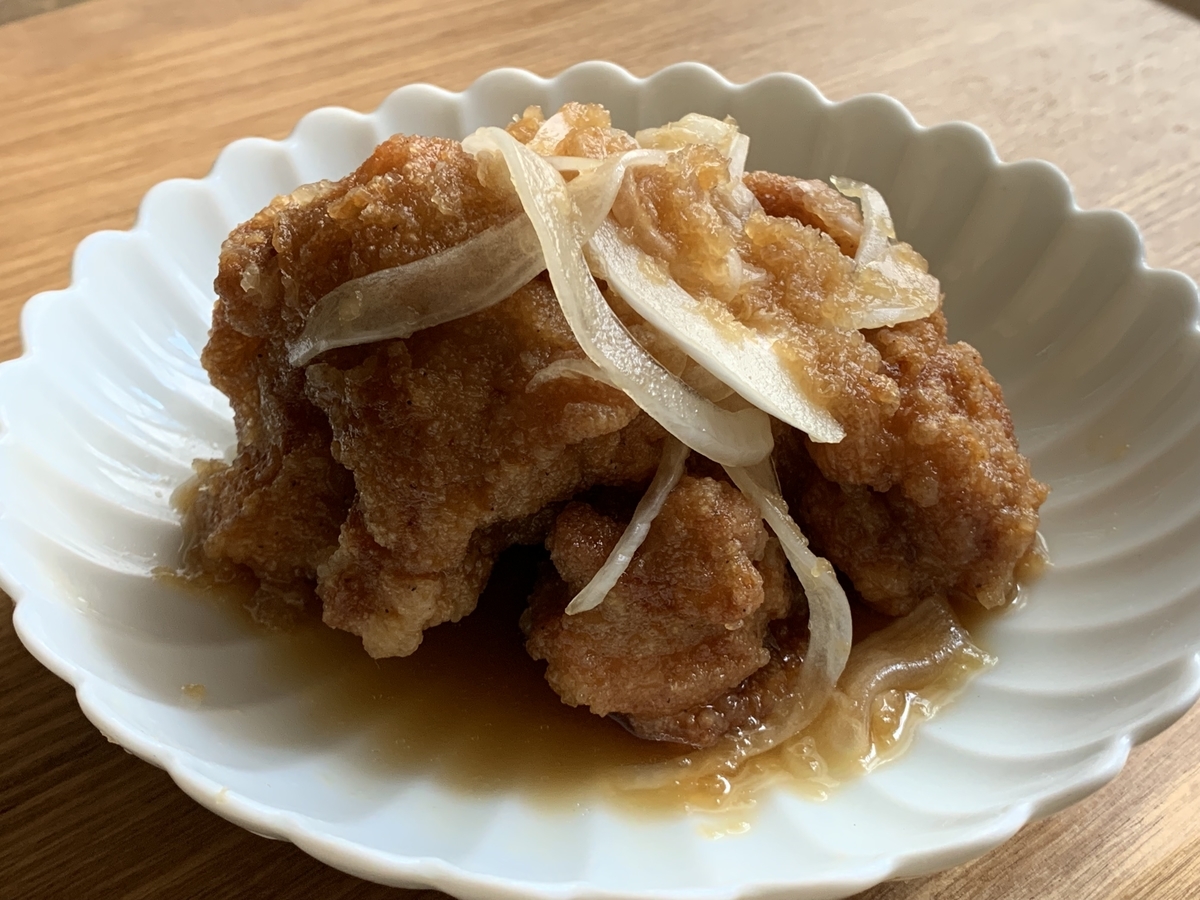 揚げ鶏の香味ポン酢