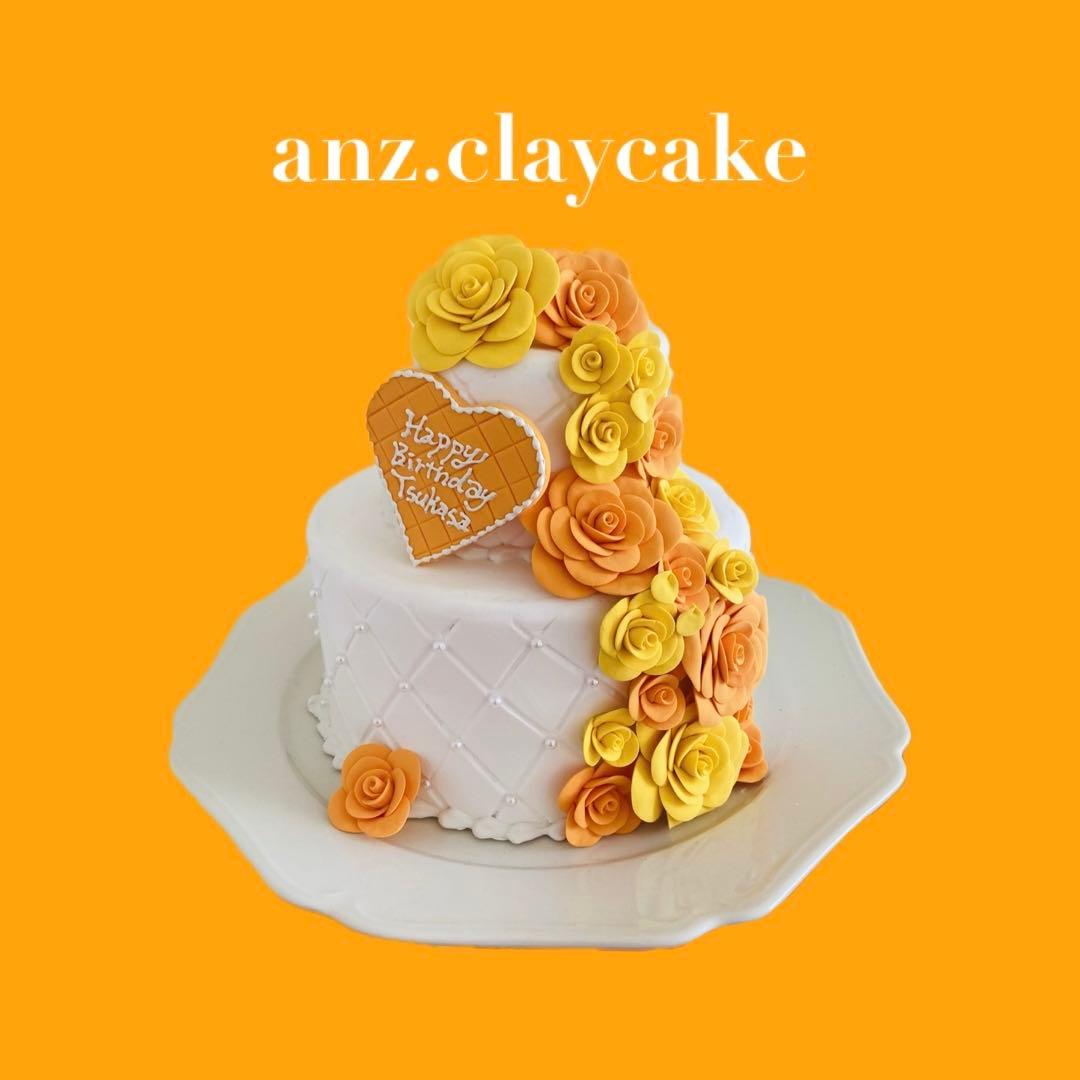 まとめ買い10個セット品 クリア ラブリーハット 丸ケーキ 中 オレンジバレンタイン 手作り ケーキカバーラブリーリボンのクレイケーキ ✳︎色変更可＊フェイクケーキ＊推しケーキ＊バースデー＊センイルケーキ その他置物 Marry Clay〜マリークレイ 通販 12476199