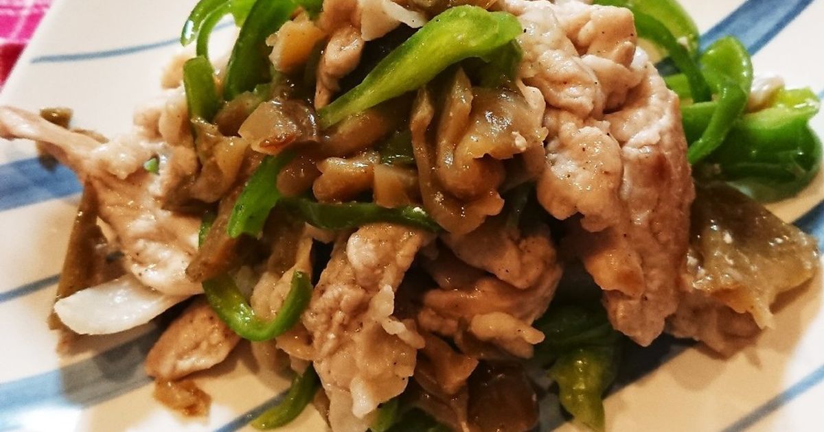 豚肉とザーサイのレンジ蒸し