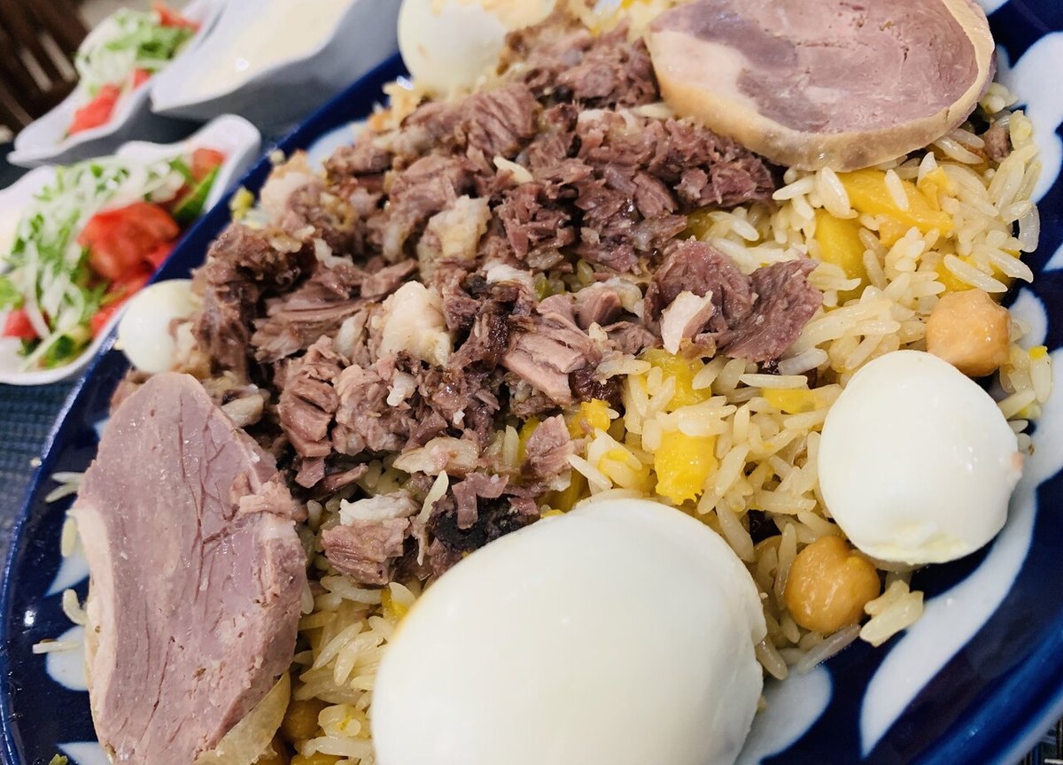 築地で世界のお祝い料理を楽しむ会「第18回ウズベキスタン シルクロードの絶品料理プロフ」を味わうThink EAT LAB