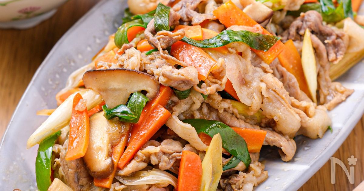 和風野菜炒め 副菜 レシピ・作り方 - E・レシピ