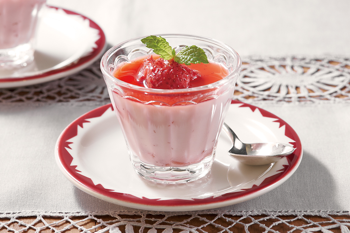 いちごミルクプリン 240327 コープクッキング - 生活協同組合コープこうべ