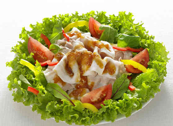 おもてなしにも☆ピリ辛大人の一口冷しゃぶサラダ