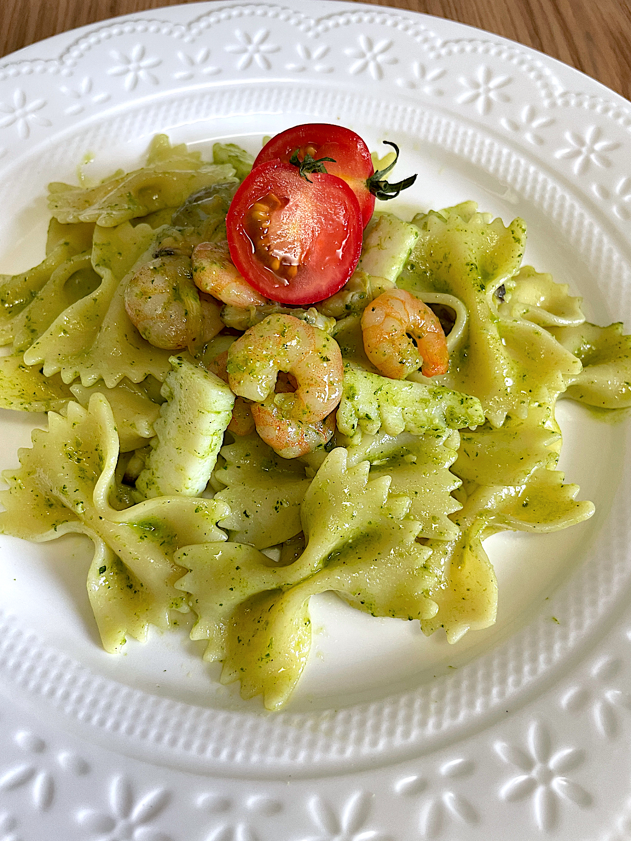 本格的材料で リボンファルファッレのカルボナーラ 今井ななこSnapdish スナップディッシュID:KirSea