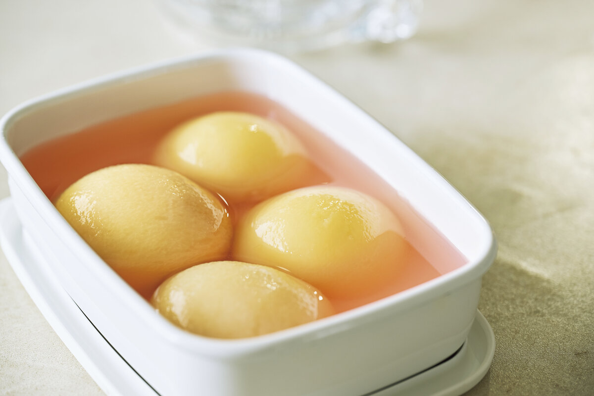 桃のコンポート - 宮崎製作所公式ウェブサイト